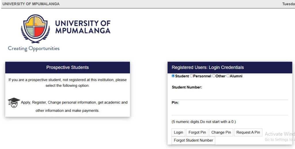 Steps on How to Apply at University of Mpumalanga (UMP)