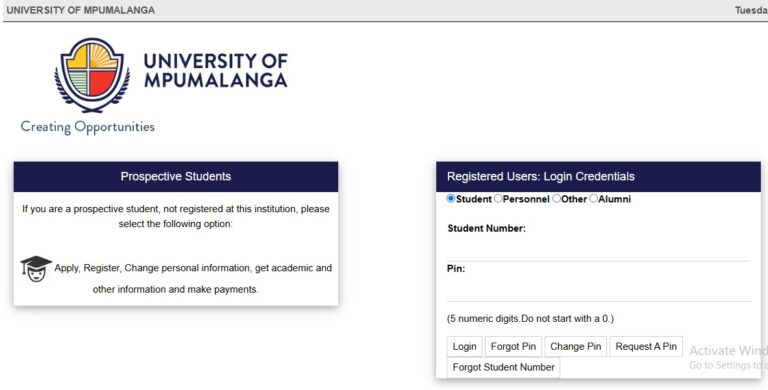 Steps on How to Apply at University of Mpumalanga (UMP)