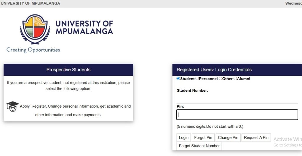 UMP How to Check Application Status