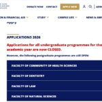How to Apply at University of Western Cape