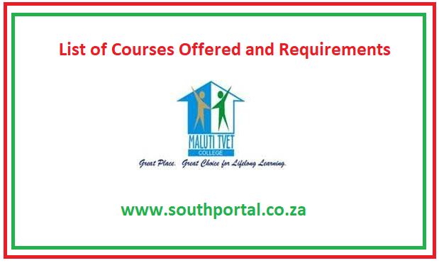 Maluti TVET College List of Courses Offered and Requirements