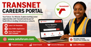 Transnet official careers vacancy search interface